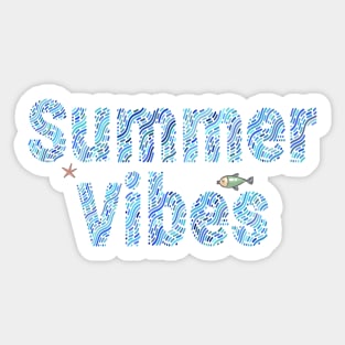 Summer Vibes Sticker